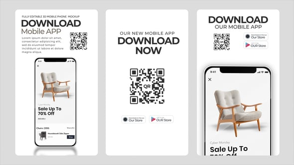 Download Mobile App | Vertical Mobile App Promo（263232）-技能树